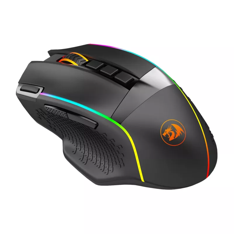 Redragon M991 RGB PRO ENLIGHTENMENT 26000 DPI ratón gaming inalámbrico tri-modo - negro