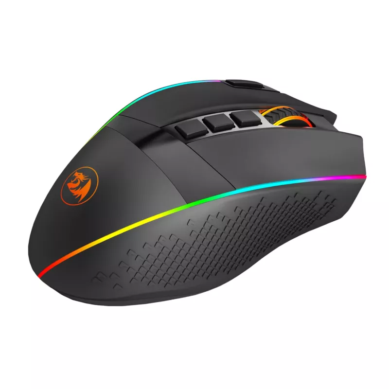 Redragon M991 RGB PRO ENLIGHTENMENT 26000 DPI ratón gaming inalámbrico tri-modo - negro
