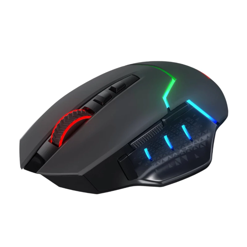 REDRAGON Mirage Pro Ratón gaming inalámbrico 8000DPI RGB - Negro