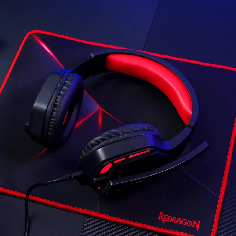 Auriculares gaming over-ear REDRAGON THEMIS Aux - negro