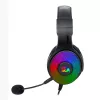 Redragon Pandora Auriculares gaming Over-Ear RGB, USB (solo alimentación) / Aux (micrófono y auriculares), negro