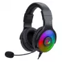Redragon Pandora Auriculares gaming Over-Ear RGB, USB (solo alimentación) / Aux (micrófono y auriculares), negro