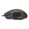 REDRAGON PERDICTION 4 Ratón gaming MMO ergonómico RGB 12400DPI - negro