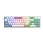 REDRAGON Pollux teclado gaming mecánico con cable 65%, switches rojos hot-swap, retroiluminación RGB, USB-C extraíble, NKRO, negro