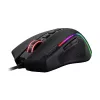 Ratón gaming ergonómico REDRAGON PREDATOR 4000DPI RGB - negro