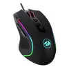 Ratón gaming ergonómico REDRAGON PREDATOR 4000DPI RGB - negro