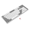 Redragon BK-7111 Teclado inalámbrico de tijera con teclado numérico, 2,4 GHz/Bluetooth, gris