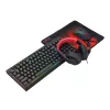 Combo gaming 4 en 1 Redragon RD-S149: teclado RGB, ratón óptico, auriculares y alfombrilla