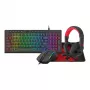 Combo gaming 4 en 1 Redragon RD-S149: teclado RGB, ratón óptico, auriculares y alfombrilla