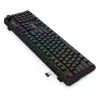 Redragon RM104 PRO VOLCANO teclado gaming mecánico inalámbrico RGB - negro