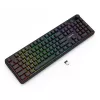 Redragon RM104 PRO VOLCANO teclado gaming mecánico inalámbrico RGB - negro