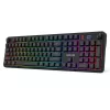 Redragon RM104 PRO VOLCANO teclado gaming mecánico inalámbrico RGB - negro