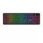 Redragon RM104 PRO VOLCANO teclado gaming mecánico inalámbrico RGB - negro