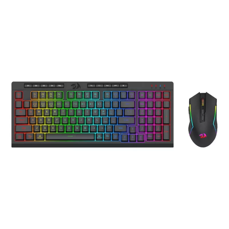Redragon RYLO PRO S142 combo de teclado y ratón gaming RGB tri-modo