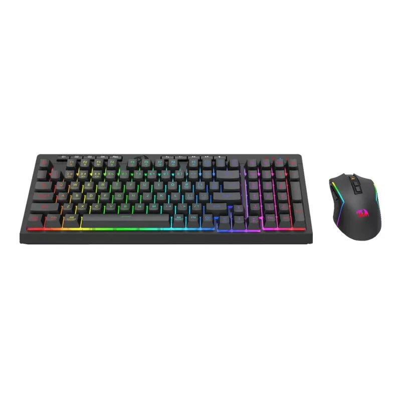 Redragon RYLO PRO S142 combo de teclado y ratón gaming RGB tri-modo