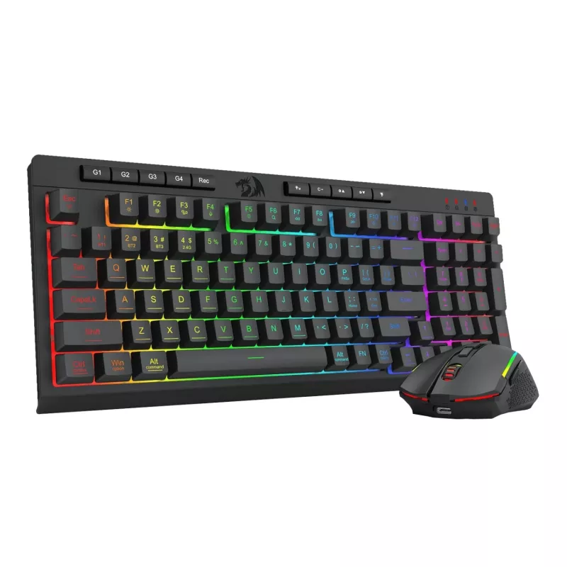 Redragon RYLO PRO S142 combo de teclado y ratón gaming RGB tri-modo