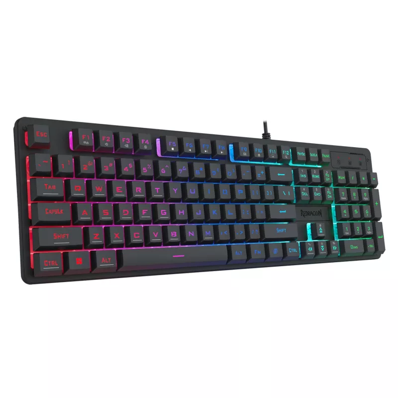 Redragon S107 RGB Gaming Essentials Set de teclado y ratón gaming con cable