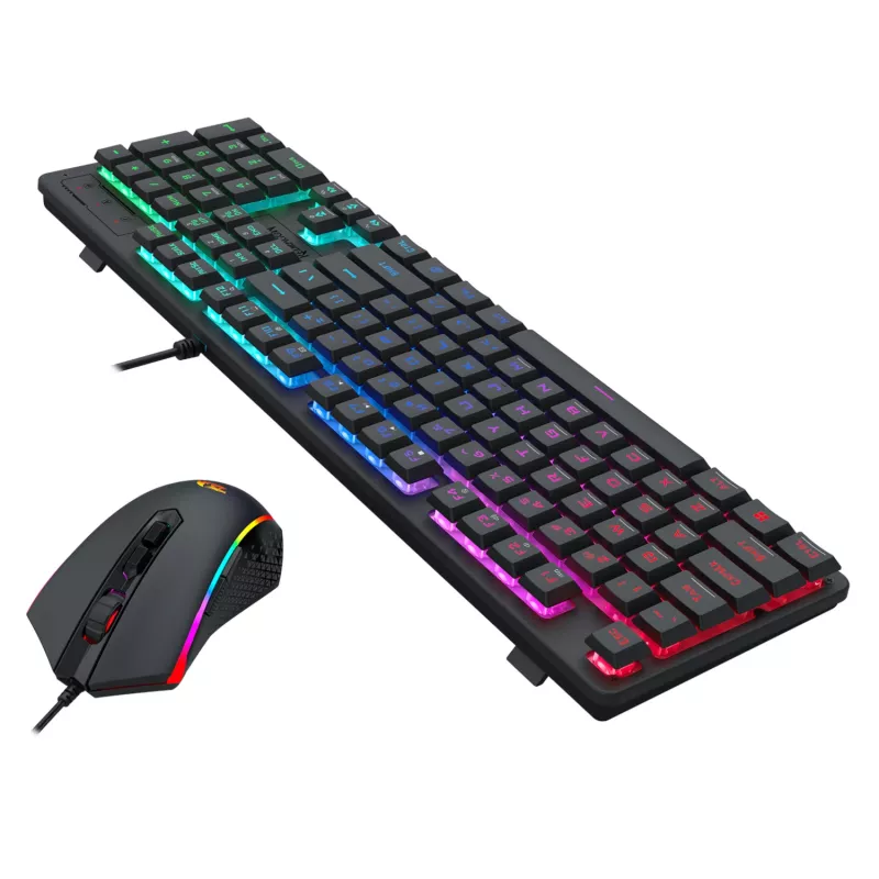 Redragon S107 RGB Gaming Essentials Set de teclado y ratón gaming con cable