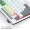Redragon S151 Conjunto de teclado y ratón gaming RGB con cable - Blanco y Gris
