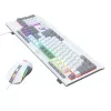 Redragon S151 Conjunto de teclado y ratón gaming RGB con cable - Blanco y Gris