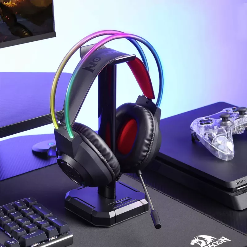 Redragon SCREAM Auriculares gaming over-ear RGB - negro