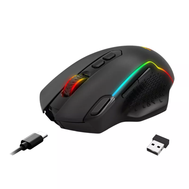 Redragon TAIPAN MAX ratón gaming inalámbrico 12000DPI – negro