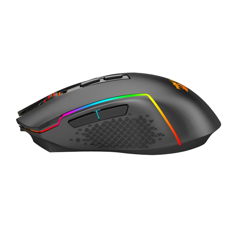 REDRAGON Trident Pro Ratón gaming RGB 8000DPI - negro