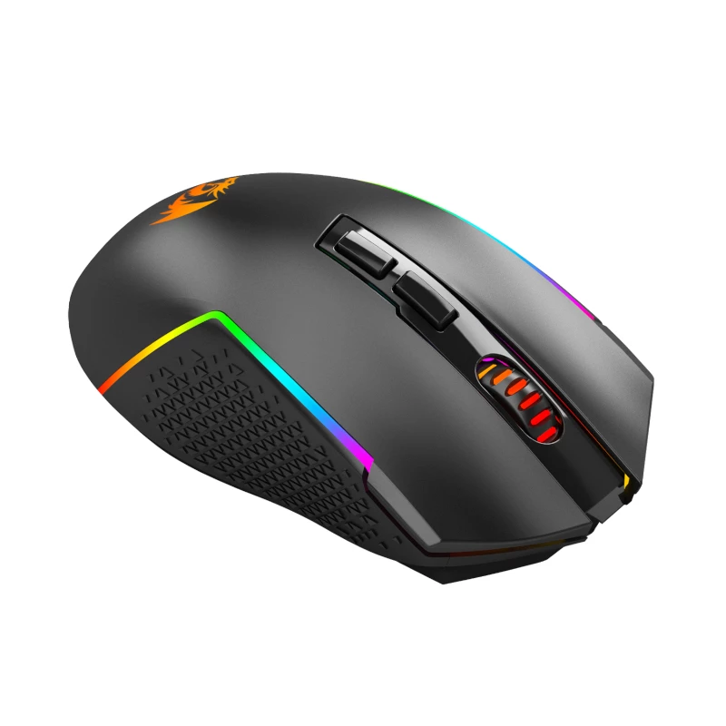 REDRAGON Trident Pro Ratón gaming RGB 8000DPI - negro