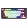 Teclado gaming mecánico inalámbrico Redragon UCAL K673 PRO 65% Tri-Mode - negro (hot-swappable, gasket mount, RGB)