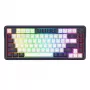 Teclado gaming mecánico inalámbrico Redragon UCAL K673 PRO 65% Tri-Mode - negro (hot-swappable, gasket mount, RGB)