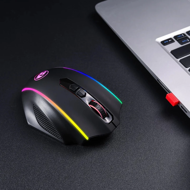REDRAGON VAMPIRE ELITE ratón gaming inalámbrico 16000 DPI RGB negro