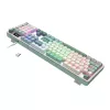 Redragon WYVERN K761 Pro teclado mecánico gaming inalámbrico de tamaño completo RGB - blanco/verde