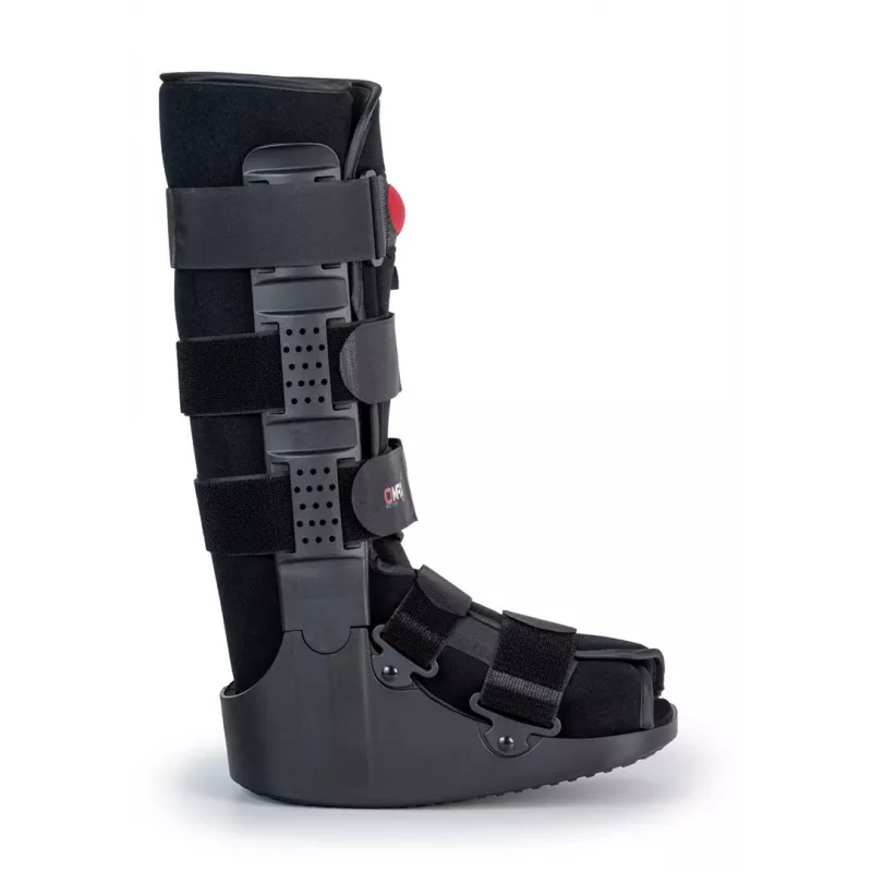Órtesis de tobillo y pie Air Walker Basic Long REH, talla L, negro/gris