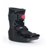 Bota Air Walker Short REH O-1183/XL – Inmovilizador neumático de tobillo y pie, suela basculante, negro/gris, talla XL