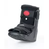 Bota Air Walker Short REH O-1183/XL – Inmovilizador neumático de tobillo y pie, suela basculante, negro/gris, talla XL