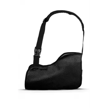 REH O-1501/CZA/M Cabestrillo de malla para brazo, negro, mediano, talla universal