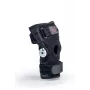 REH Stabilmax O-1241/XXL rodillera corta abierta con estabilizadores flexibles, neopreno perforado, negra, talla XXL