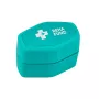 REHA FUND RF-359 triturador de pastillas con compartimento de almacenamiento – molinillo giratorio manual, plástico sin BPA, Blanco