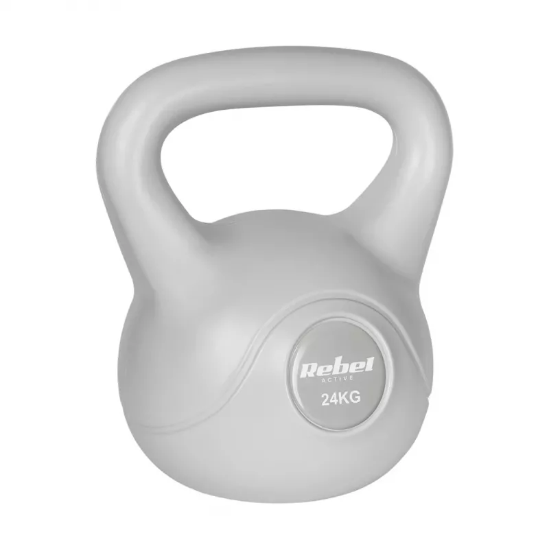 Rebel Active Bitumen kettlebell 24 kg, gris (RBA-2322G-24)