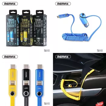 Cargador de coche REMAX Cutie RCC211 azul