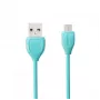 REMAX Lesu Cable Micro RC-050m Azul - Cable de carga y datos USB 2.0, 0,5 m