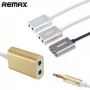 REMAX Qulmax cable Share Jack de 3,5mm RL-20S gris