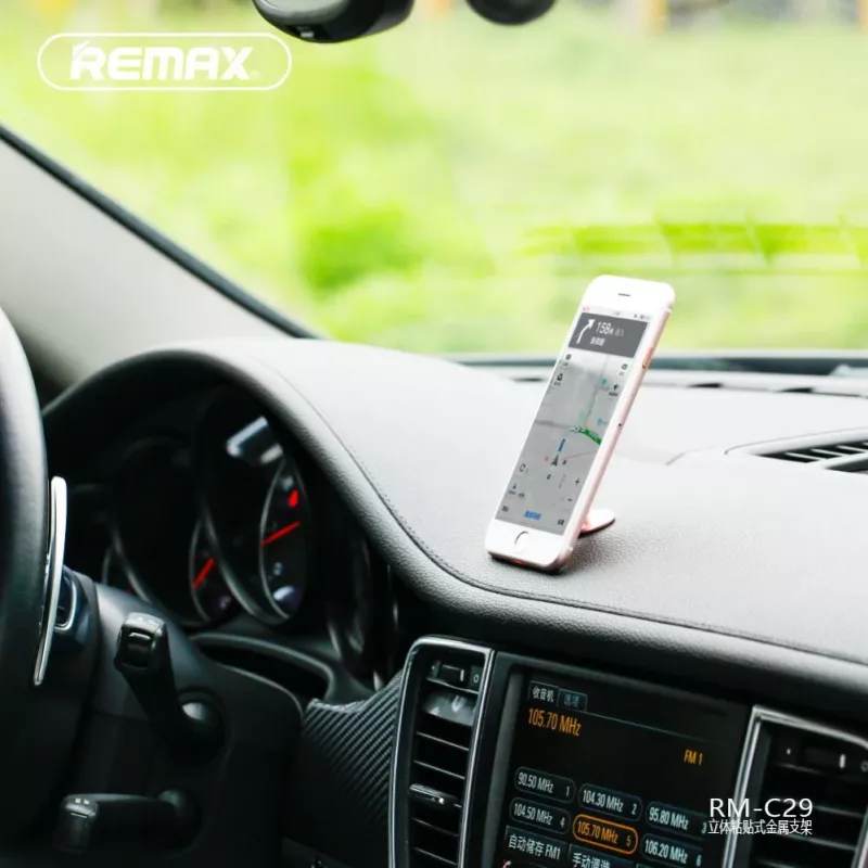 REMAX Soporte universal de metal sólido para móvil RM-C29 oro rosa