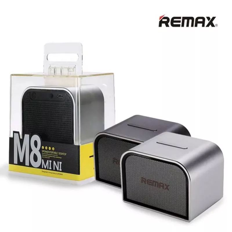 Altavoz Bluetooth portátil universal Remax M8 Mini plateado