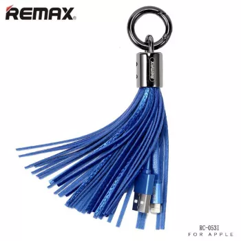 REMAX Universal Tassels Ring cable de datos para Lightning azul