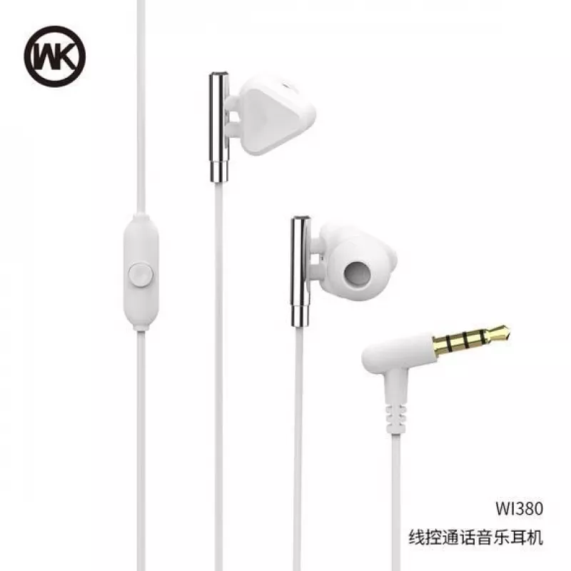 REMAX Universal WI380 Auriculares in-ear con cable y micrófono Gris