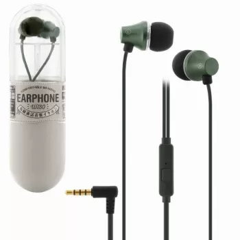 REMAX Universal WI80 auricular in-ear con cable verde con micrófono