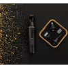 Remington NE7000 Recortador de nariz, orejas y detalles con cuchillas Comfort Tip, 100% resistente al agua, a pilas, negro/plata