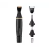 Remington NE7000 Recortador de nariz, orejas y detalles con cuchillas Comfort Tip, 100% resistente al agua, a pilas, negro/plata