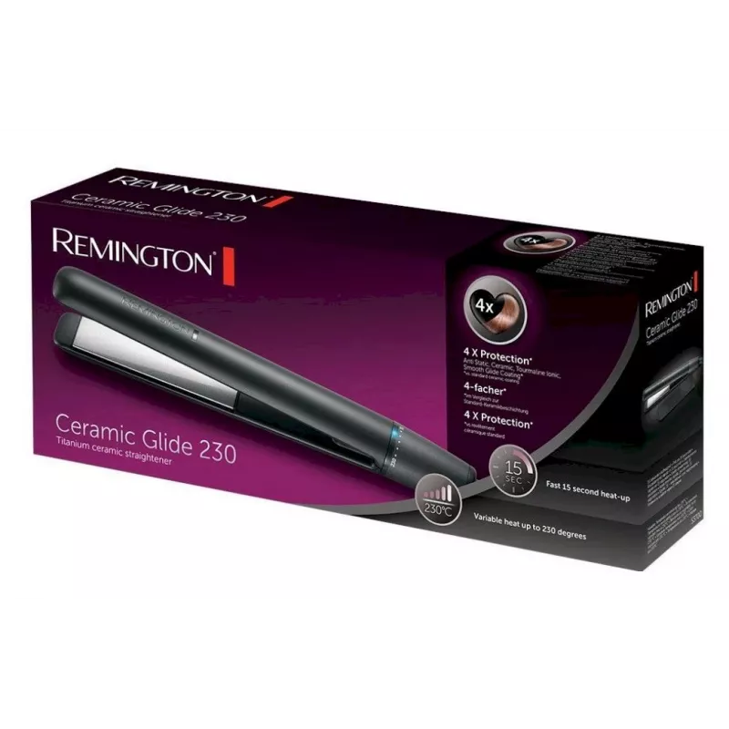 Remington S3700 Plancha de pelo de cerámica turmalina